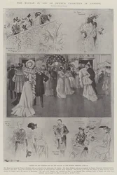 Der Basar zugunsten französischer Wohltätigkeitsorganisationen in London